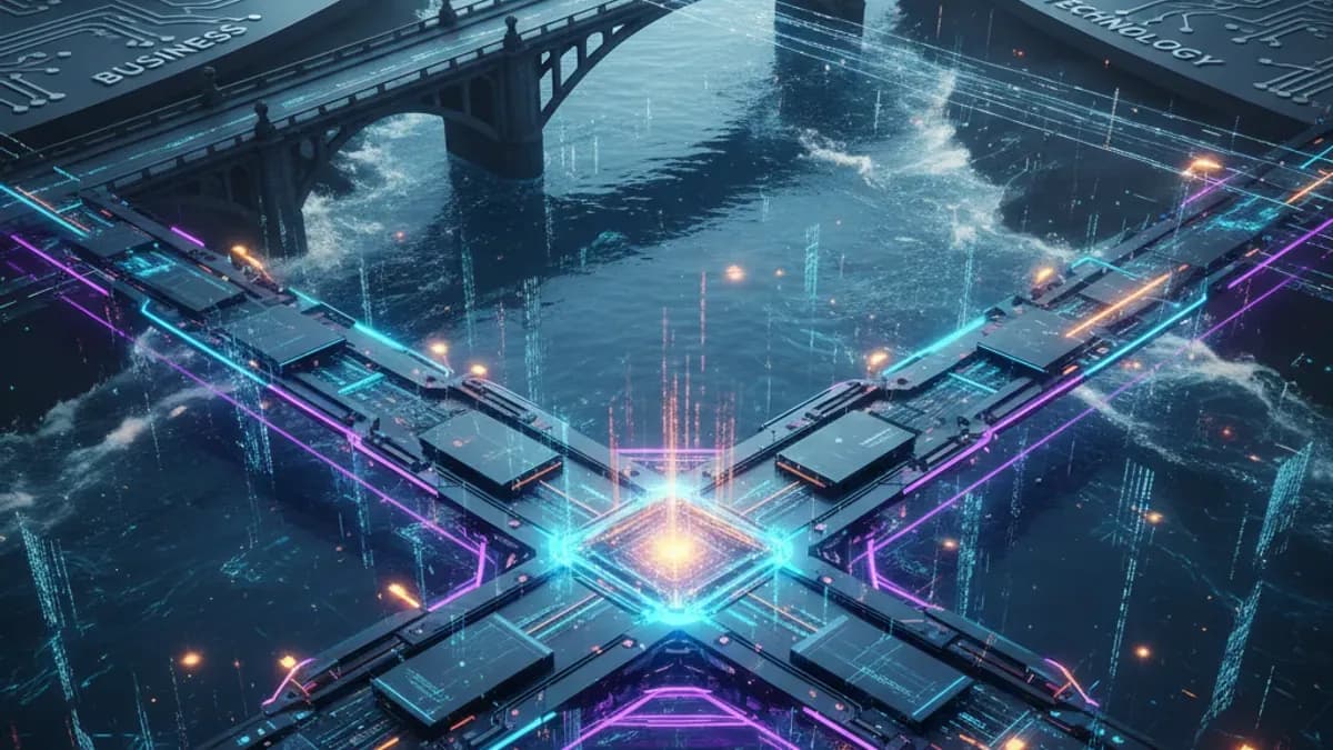 AI Generated Cover for: From Bilingual to Bionic: How the Business-Tech Bridge Evolved from Translator to Value Architect