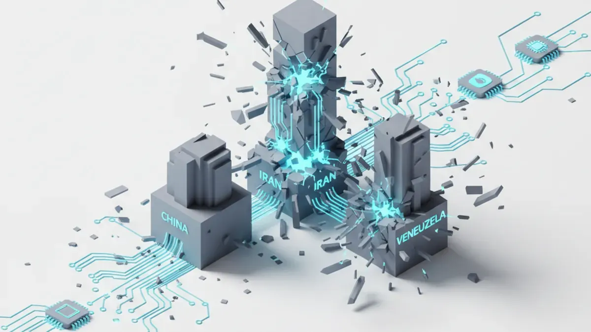 AI Generated Cover for: The Global Hard Reset: Why the Middle East Strikes Just Deleted Beijing’s Playbook (And What It Means for Supply Chains)