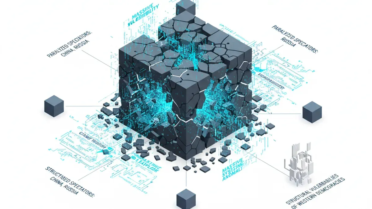 AI Generated Cover for: System Reboot in Tehran: The Power Vacuum and the Geopolitical Trojan Horse
