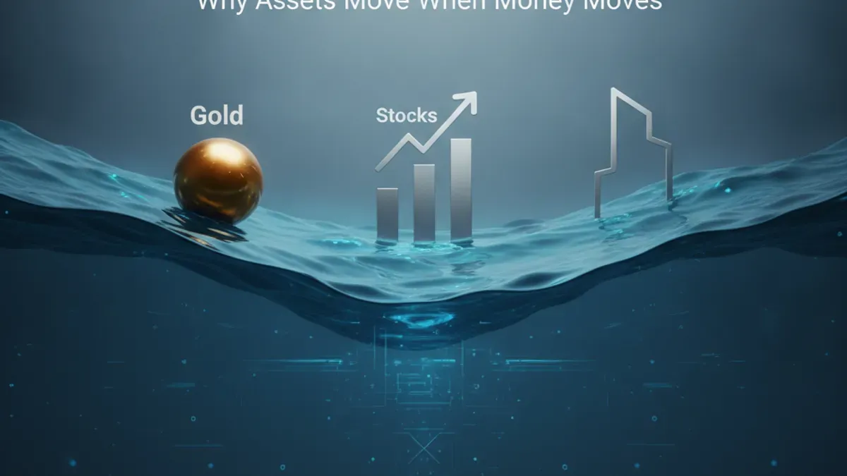 AI Generated Cover for: The Liquidity Law: Why Assets Move When Money Moves