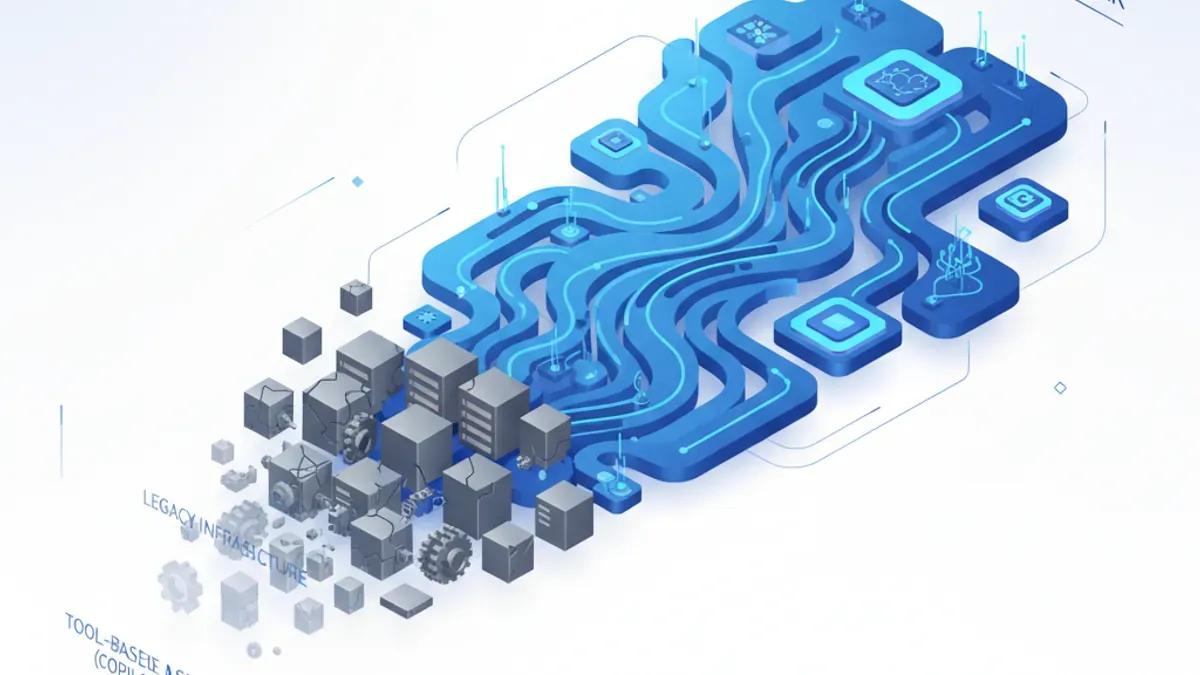 AI Generated Cover for: The Service Disguise: Why the Next Trillion-Dollar Company Won't Sell Software